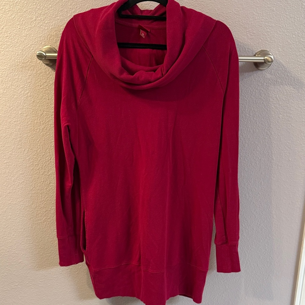 Merona Women's Bold Red Cowl Neck Sweater